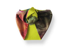 Carica l&#39;immagine nel visualizzatore di Gallery, Fascia Turbante modellabile in cotone | Tessuto Made in Italy | verde - Multifaces design
